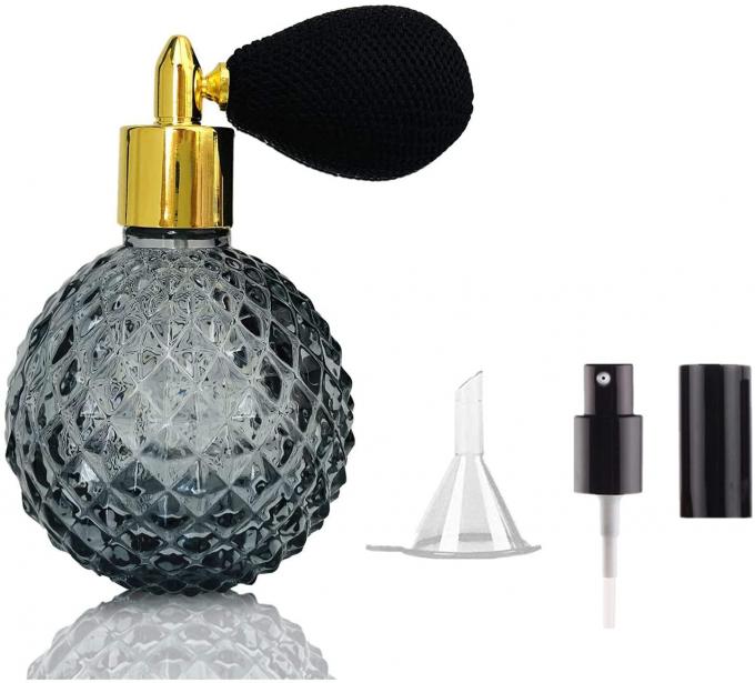 os recipientes 100ml cosméticos de vidro projetam a garrafa do pulverizador de perfume do vidro da bolsa a ar 4