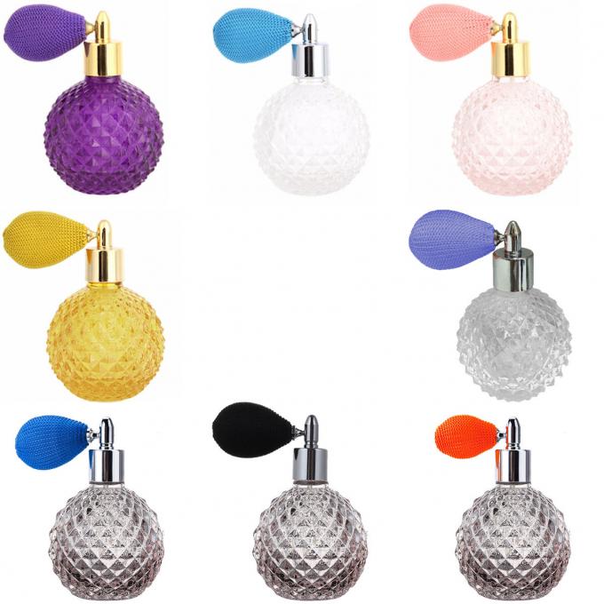 os recipientes 100ml cosméticos de vidro projetam a garrafa do pulverizador de perfume do vidro da bolsa a ar 6