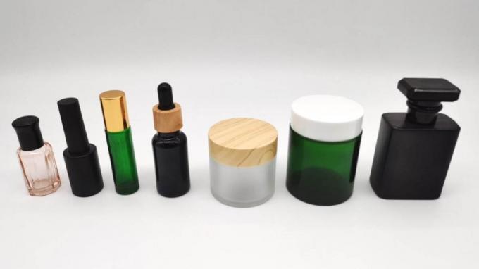 os recipientes 100ml cosméticos de vidro projetam a garrafa do pulverizador de perfume do vidro da bolsa a ar 16