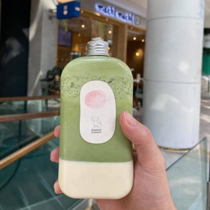 A bebida plástica do ODM do GV engarrafa 12 onças para beber do chá do leite do batido 2