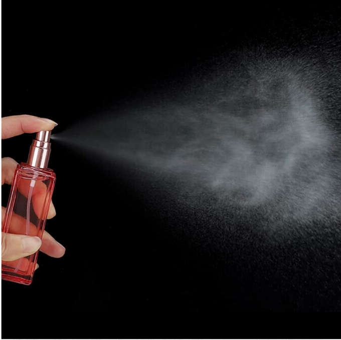 Garrafa fina do pulverizador da névoa do perfume do curso de Rose Gold Portable Refillable Atomizer 6