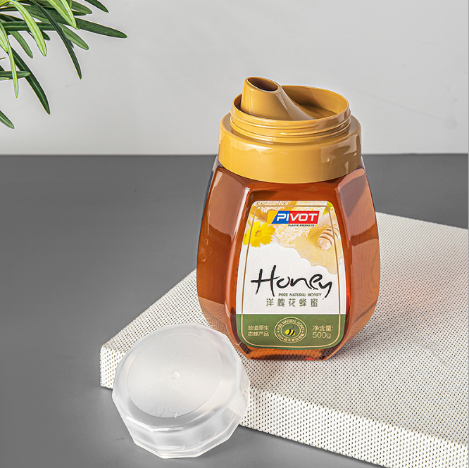 0.7L Honey Bottles Reflux Inlet Sealing plástico range o carimbo quente 0