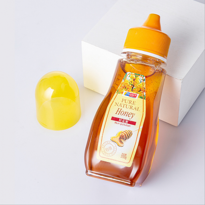 logotipo feito sob encomenda simples de 10.5oz Sugar Syrup Squeeze Bottle 300g 250g 2