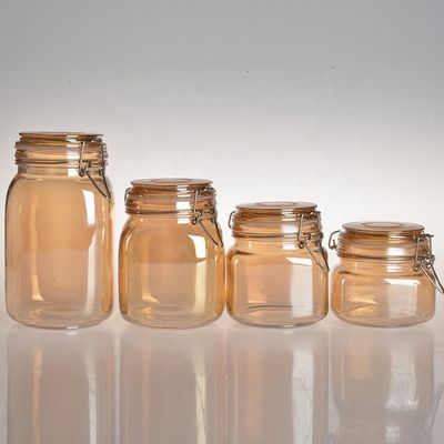 Good price parte inferior engrossada 24pcs/Ctn do alimento dos doces dos frascos de 95ml 85ml armazenamento de vidro transparente on-line