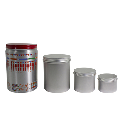 5ML-250ML Cream Metal Cosmetic Jar Tin Box Tin Can Aluminum Jar