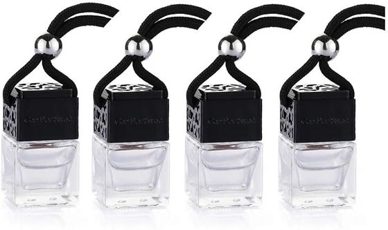 Good price refrogerador e perfume de ar do carro de 5ml 8ml Crystal Glass Bottles Hanging Bottle on-line
