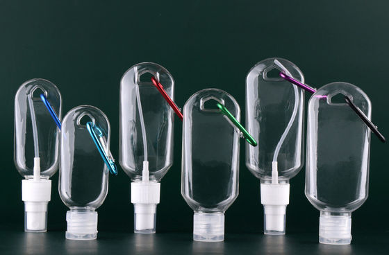 Good price Sanitizer portátil recarregável 2.1oz da mão do ANIMAL DE ESTIMAÇÃO das garrafas do pulverizador da corrente chave de Eco on-line