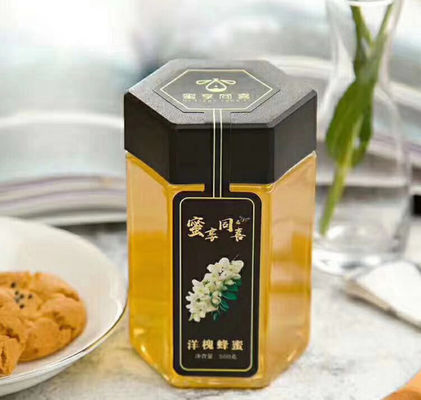 Good price frasco plástico transparente do animal de estimação do hexágono de 180ml 215ml para o empacotamento de alimento reciclando on-line